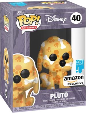 Funko Pluto #40 [Exclusivo de Amazon] + Hard Stack | Pop! Art Series: Disney