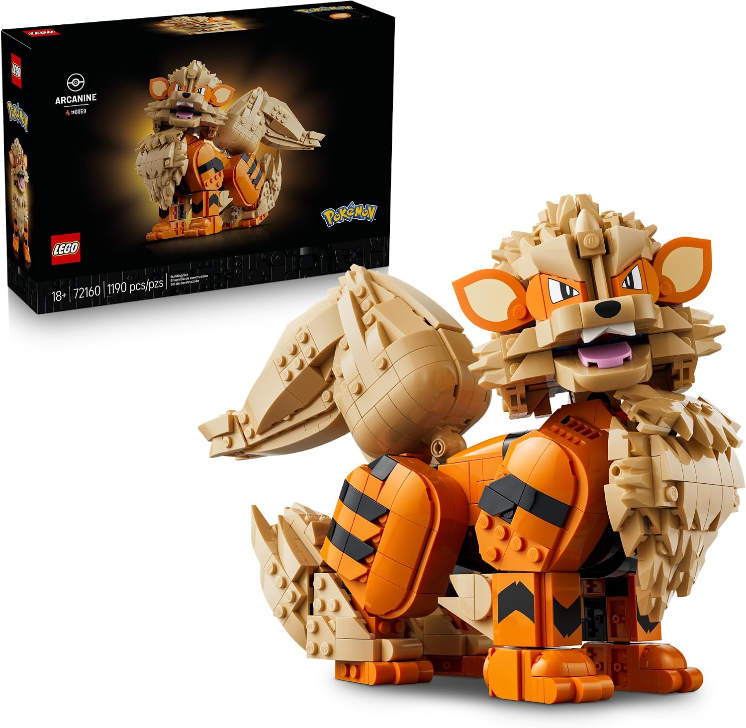 Arcanine 72160 (1190 piezas) - LEGO Pokémon
