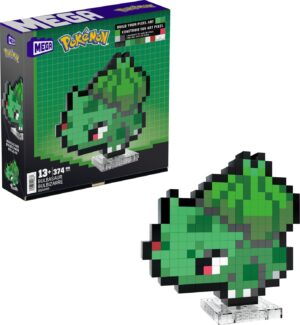 Bulbasaur (374 piezas) | Mega Construx Pokémon Pixel Art